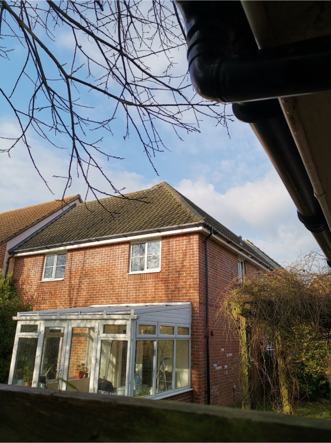 Clean exterior paving and property area